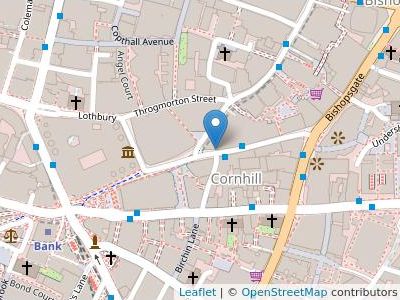 Bank Of England - Map