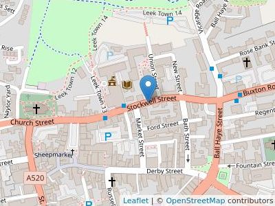Staffordshire Moorlands D C - Map