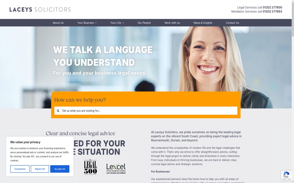 https://www.laceyssolicitors.co.uk