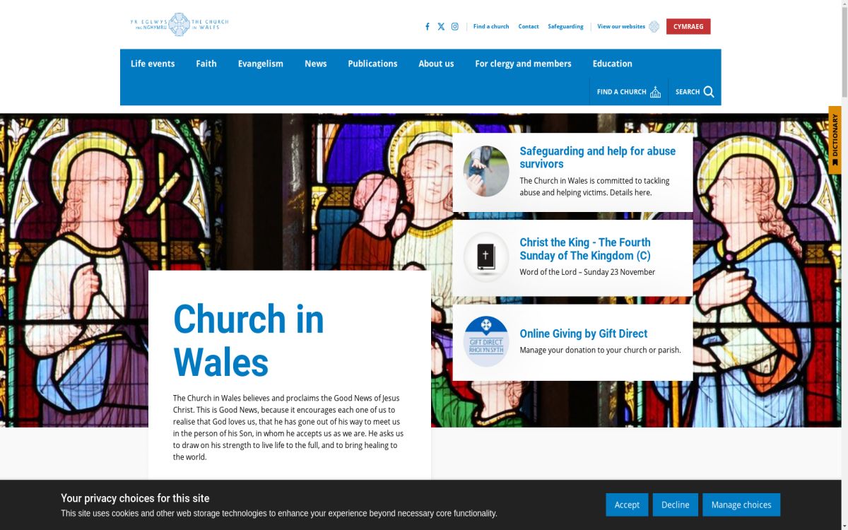 https://www.churchinwales.org.uk