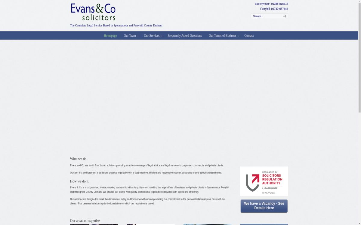 https://www.evansco.co.uk