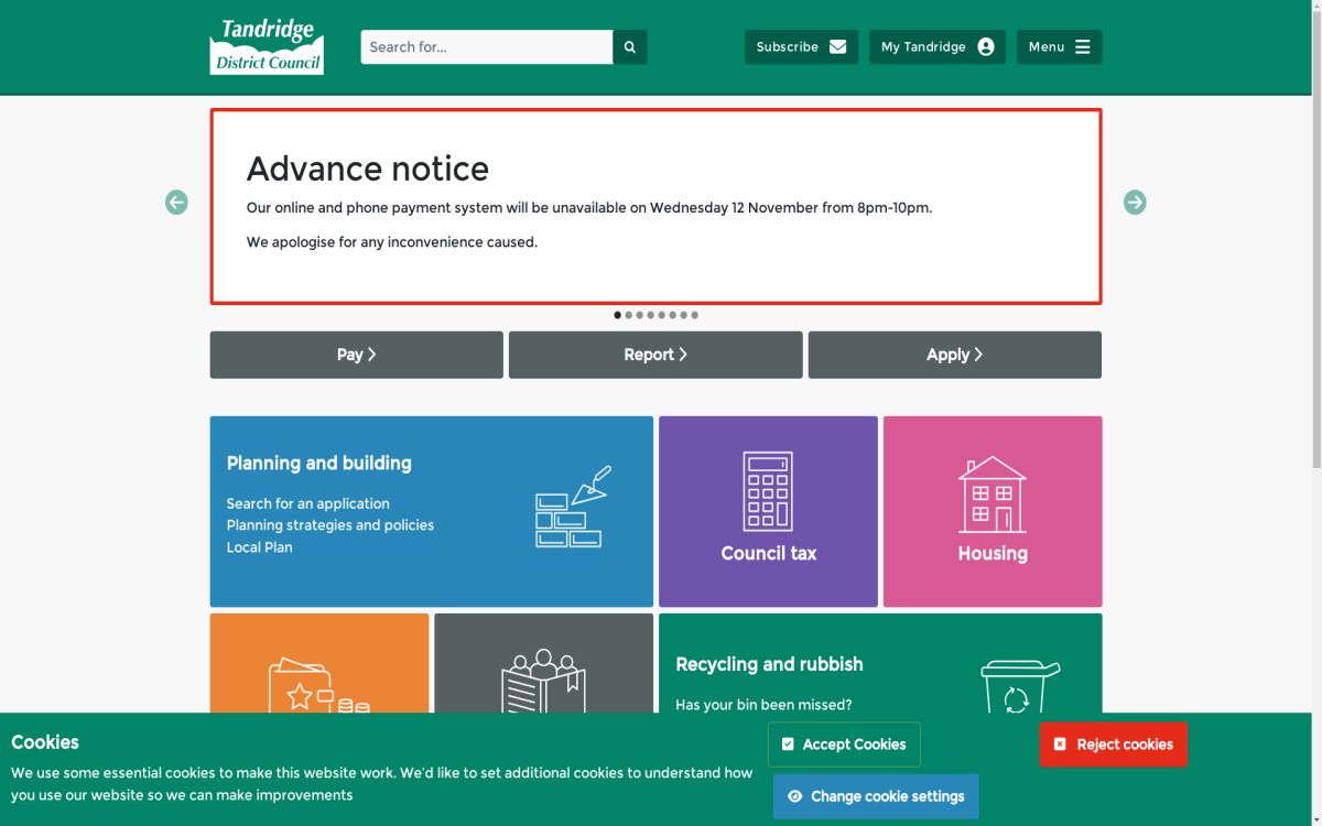 https://www.tandridge.gov.uk