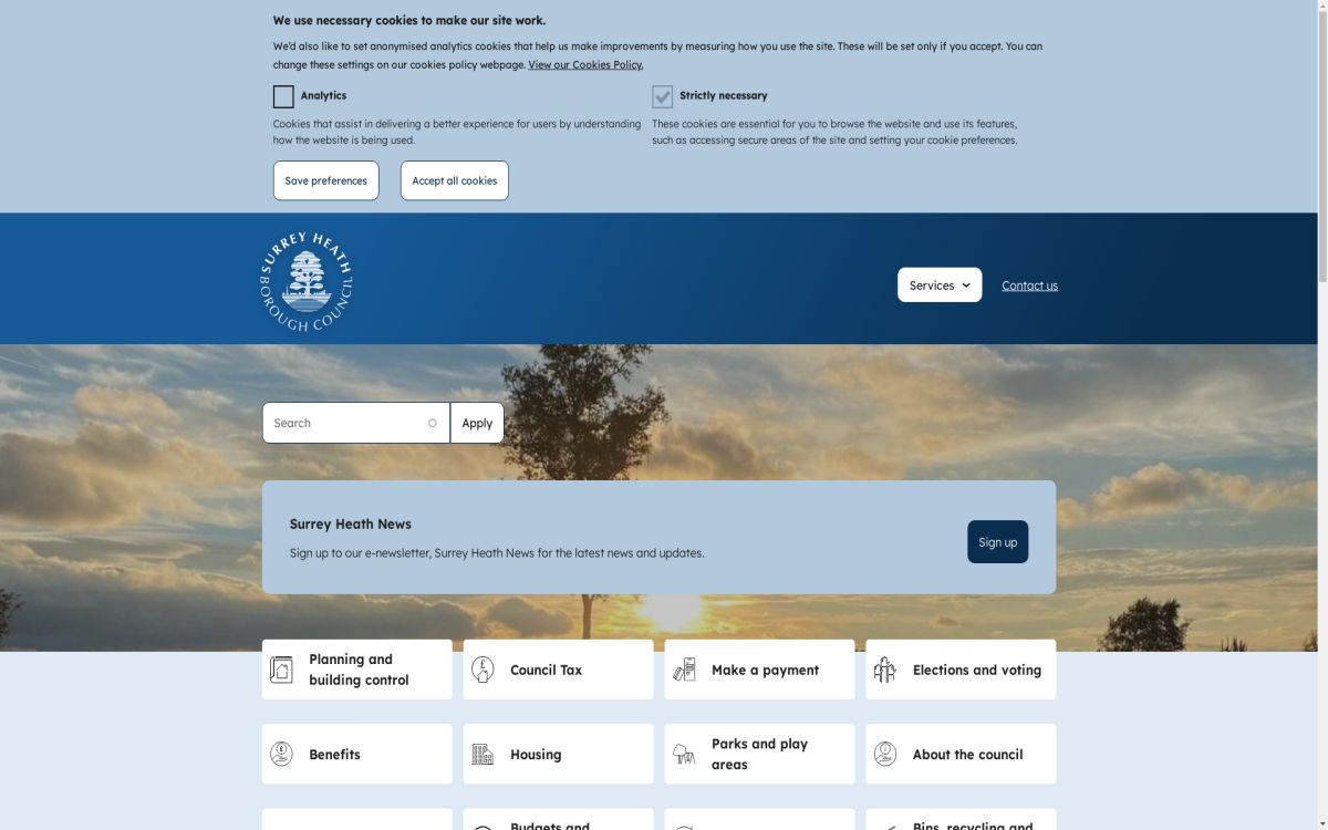 https://www.surreyheath.gov.uk